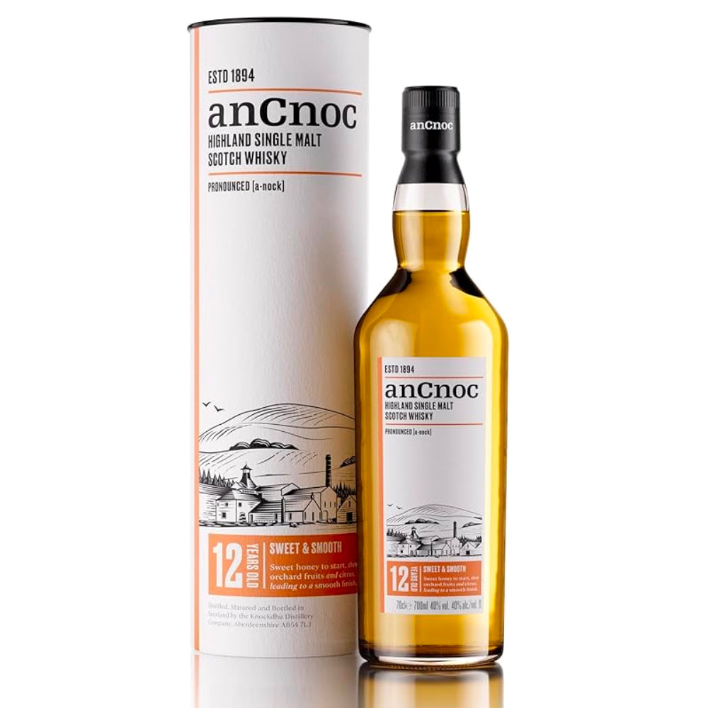 ANCNOC 12 Year Old Highland Single Malt Scotch Whisky 70cl 40%