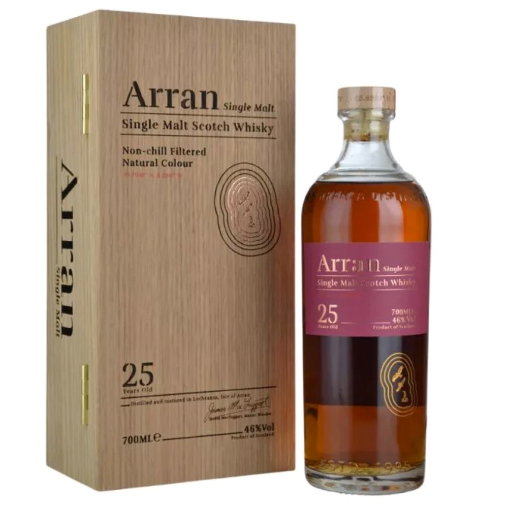 ARRAN 25 Year Old Single Malt Scotch Whisky 70cl 46%