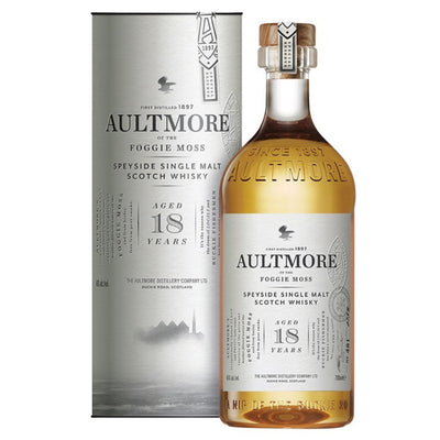 AULTMORE 18 Year Old Speyside Single Malt Scotch Whisky 70cl 46%