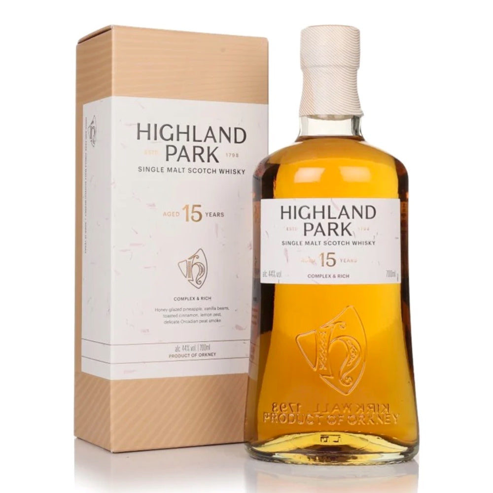 HIGHLAND PARK 15 Year Old Viking Heart Single Malt Scotch Whisky 70cl 44% - NEW BOTTLE