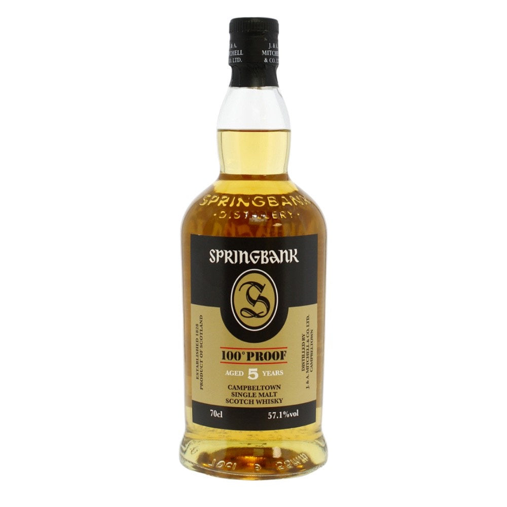 SPRINGBANK 5 Year Old 100 Proof (2025 Release) Campbeltown Single Malt Scotch Whisky 70cl 57.1%