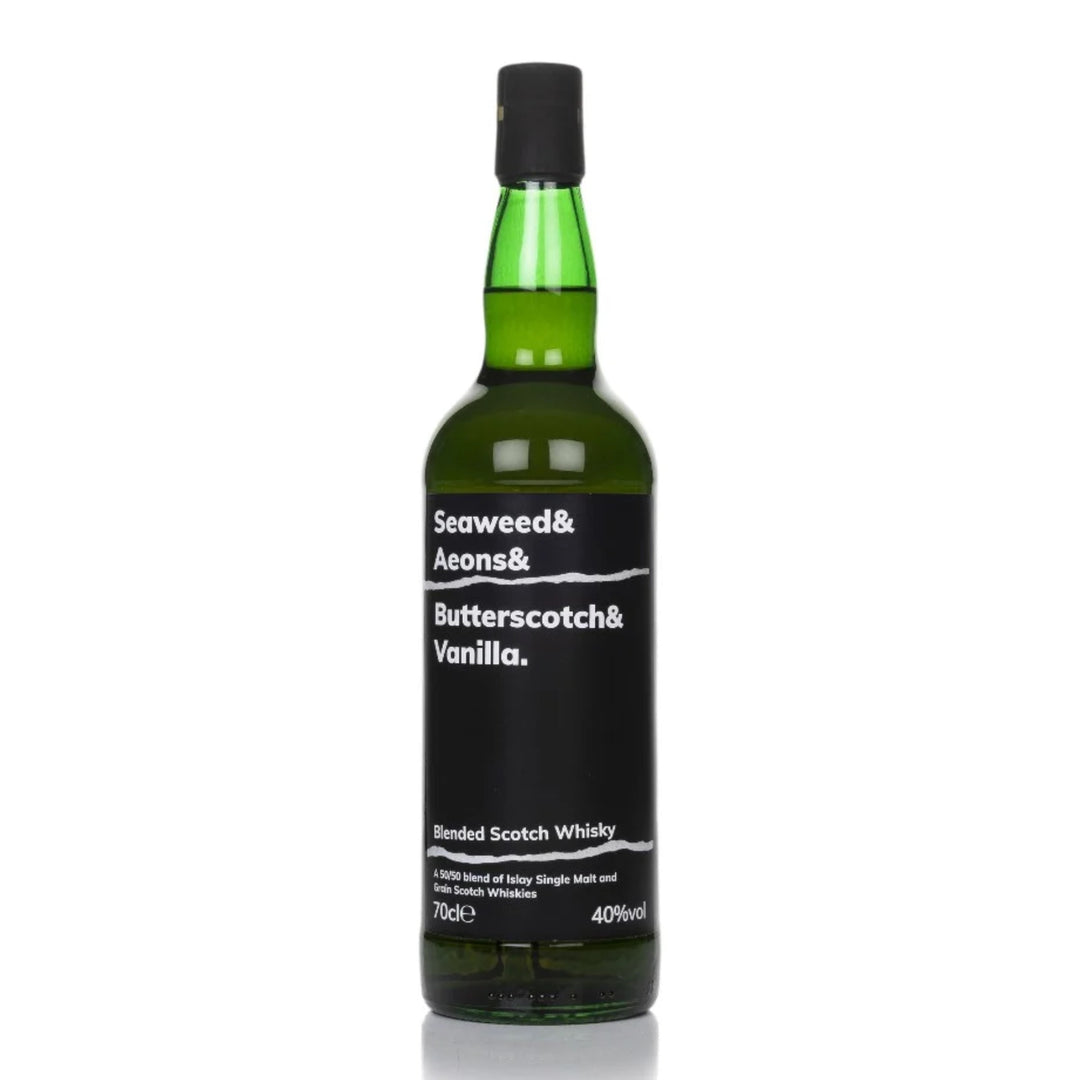 <p><strong>Seaweed & Aeons & Butterscotch & Vanilla Blended Scotch Whisky 70cl 40%</strong></p> <p> </p>