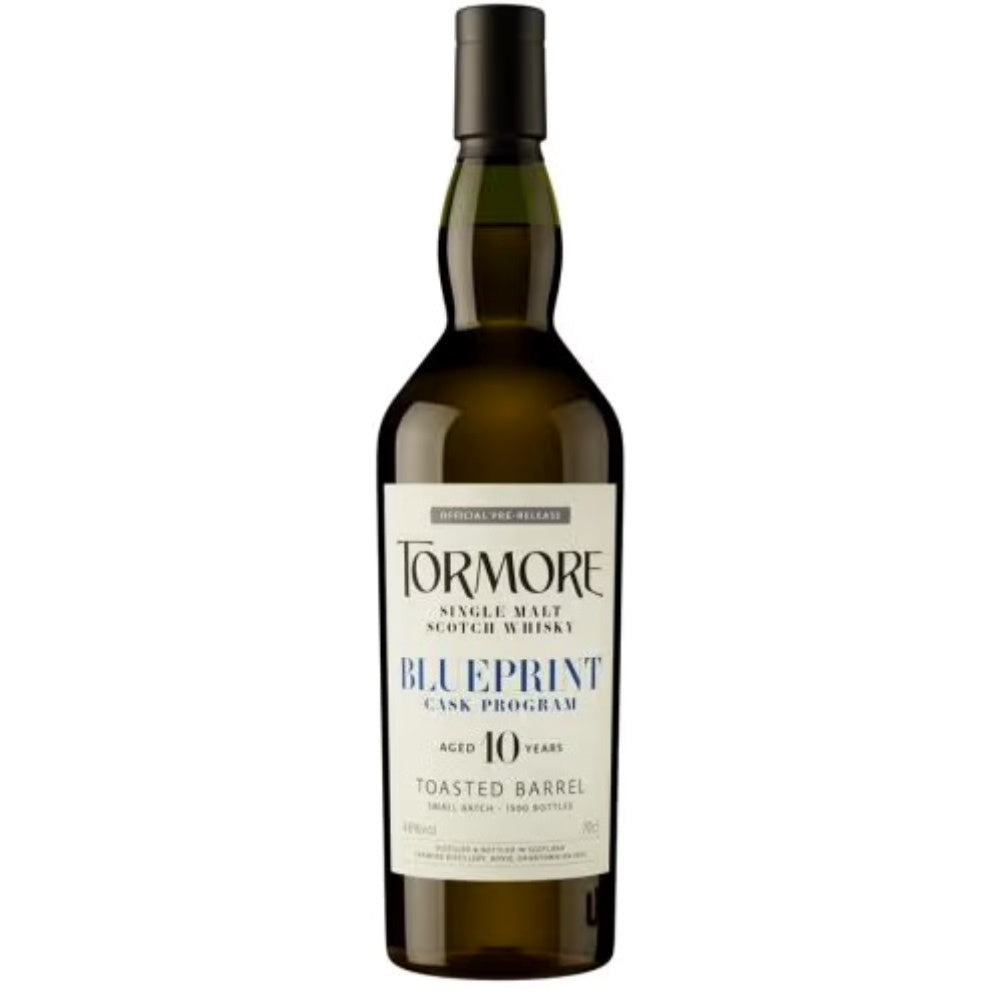 TORMORE 10 Year Old Toasted Barrels Speyside Single Malt Scotch Whisky 70cl 48%