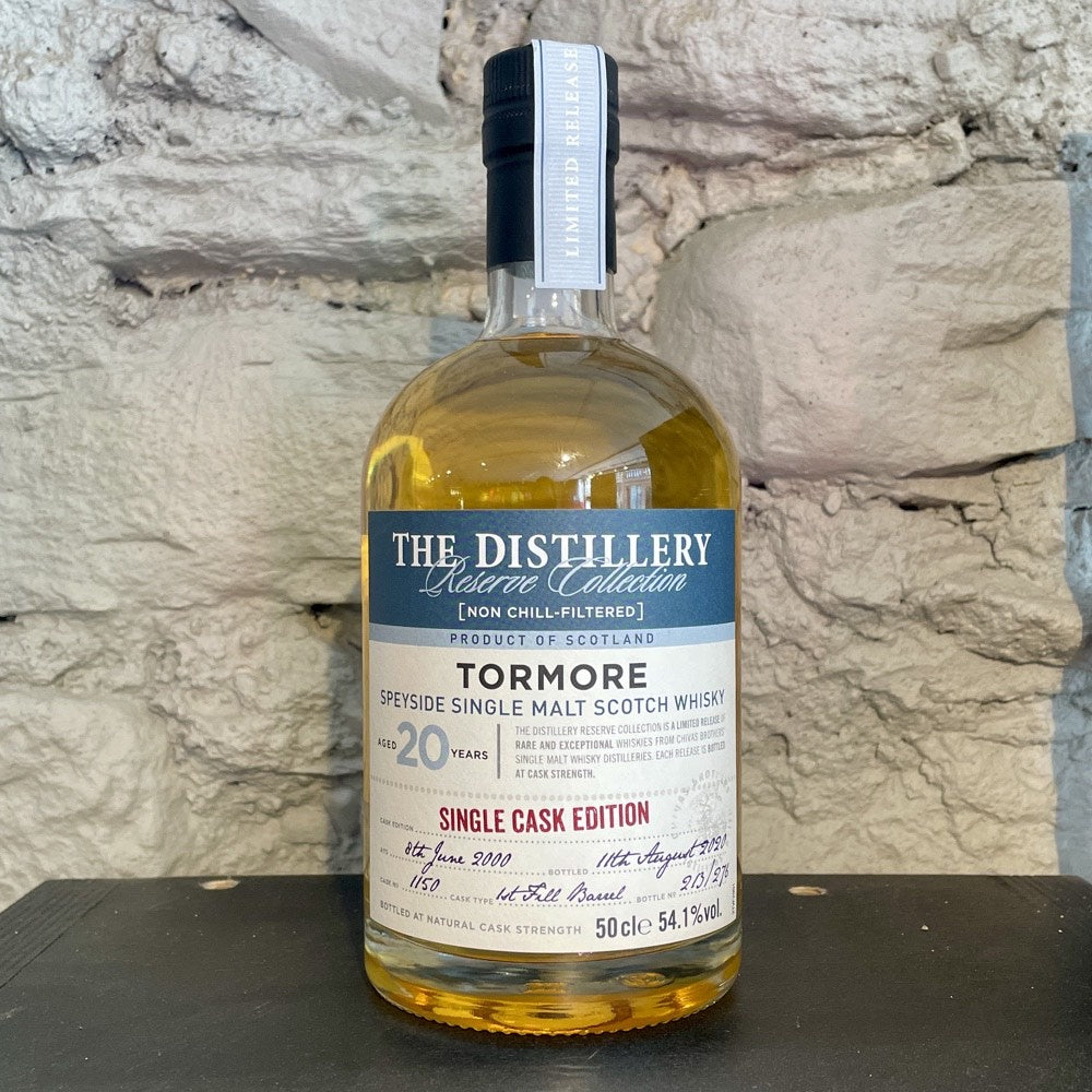 TORMORE 20 Year Old Single Cask Edition Speyside Single Malt Scotch Whisky 50cl 54.1%