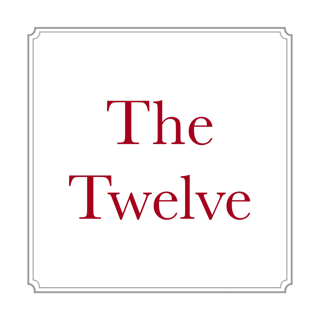 The Twelve Whisky Tasting Flight