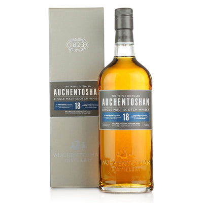AUCHENTOSHAN 18 Year Old Single Malt Scotch Whisky 70cl 43%