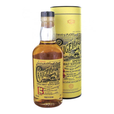 CRAIGELLACHIE 13 Year Old Speyside Single Malt Scotch Whisky 20cl 46%