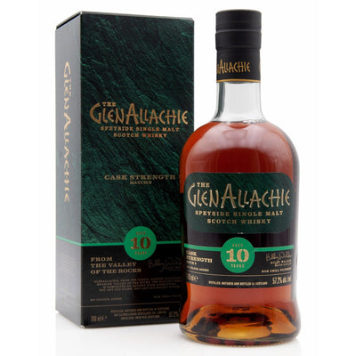 GLENALLACHIE 10 Year Old Cask Strength Batch 8 Speyside Single Malt Scotch Whisky 70cl 57.2% glenallichie