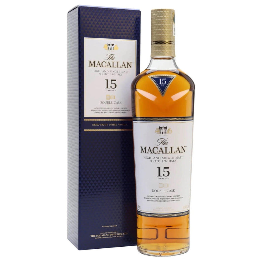 MACALLAN 15 Year Old Double Cask Speyside Single Malt Scotch Whisky 70cl 43%