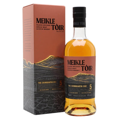 MEIKLE TOIR 5 Year Old The Chinquapin One Peated Speyside Single Malty Scotch Whisky 70cl 48%
