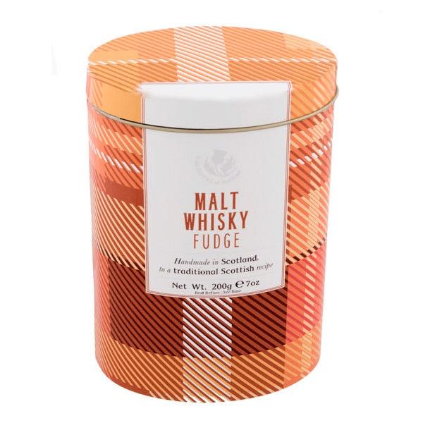 Malt Whisky Tartan Fudge Tin (200g)
