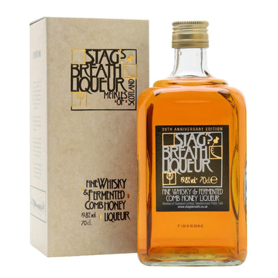STAG'S BREATH Liqueur 70cl 19.8% Fine Whisky & Fermented Comb Honey Liqueur