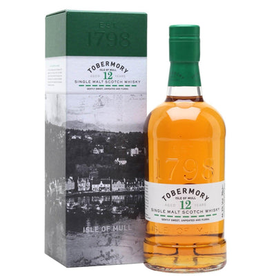 TOBERMORY 12 Year Old Single Malt Scotch Whisky 70cl 46.3%