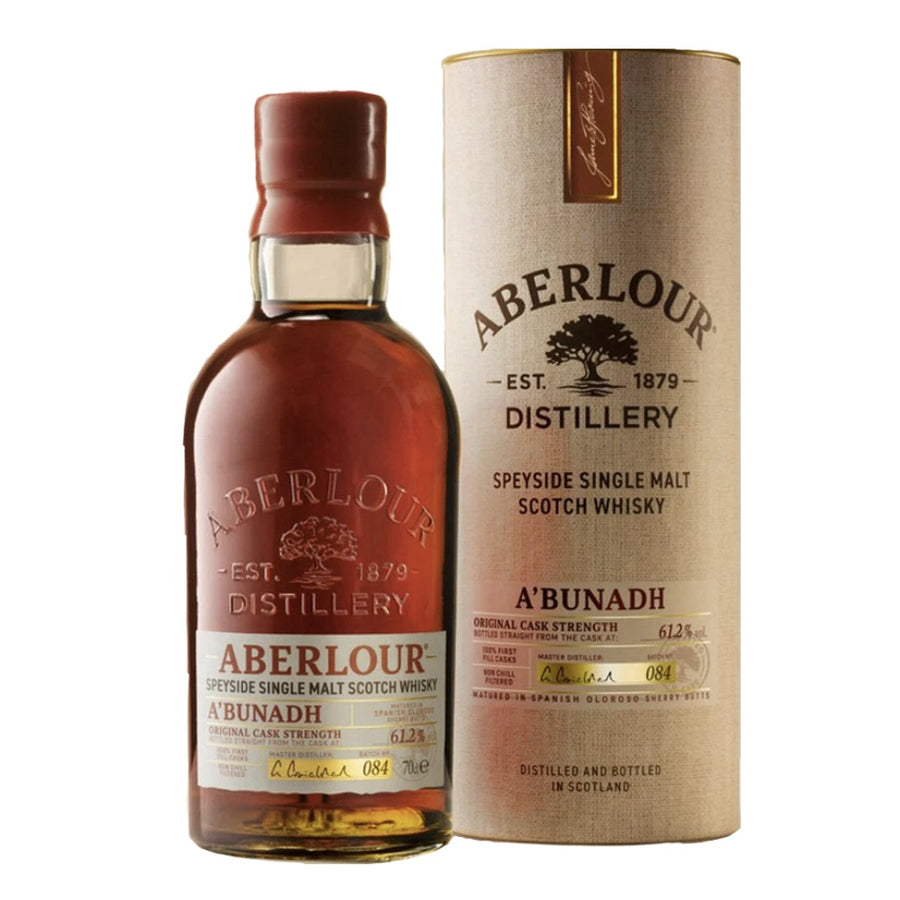 ABERLOUR A'Bunadh Original Cask Strength Speyside Single Malt Scotch Whisky 70cl 61.2%