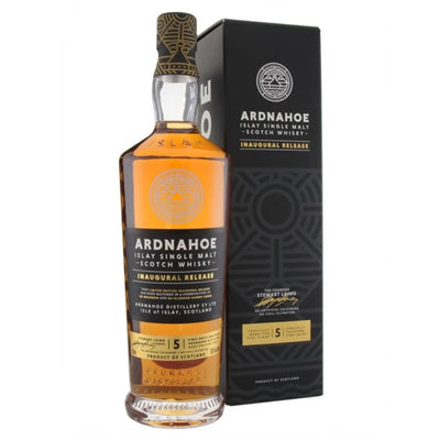 ARDNAHOE Inaugural Release 5 Year Old Islay Single Malt Scotch Whisky 70cl 50%