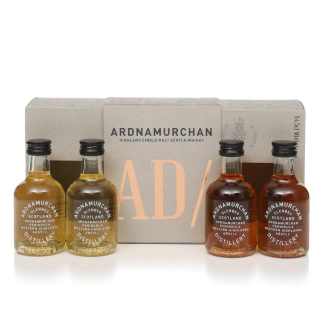 ARDNAMURCHAN Highland Single Malt Scotch Whisky 4 x 5cl MINIATURE GIFT PACK