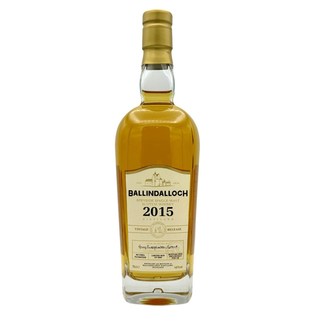 BALLINDALLOCH 2015 Vintage Release 8 Year Old Speyside Single Malt Scotch Whisky 70cl 46%