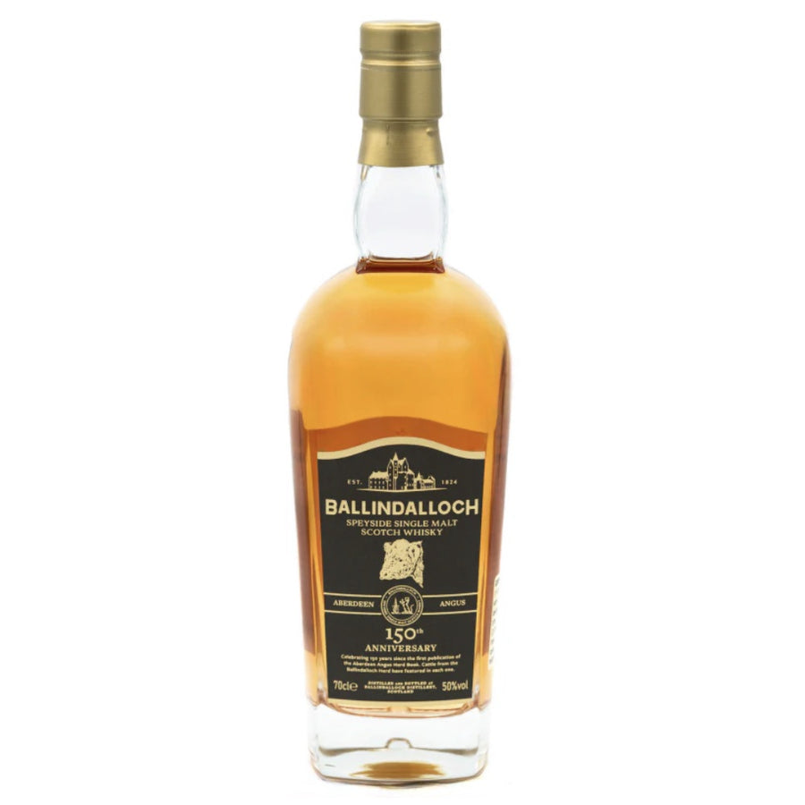 BALLINDALLOCH Aberdeen Angus 150th Anniversary Speyside Single Malt Scotch Whisky 70cl 50%