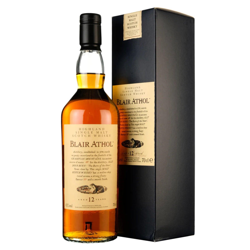 BLAIR ATHOL 12 Year Old Flora & Fauna Highland Single Malt Scotch Whisky 70cl 43%