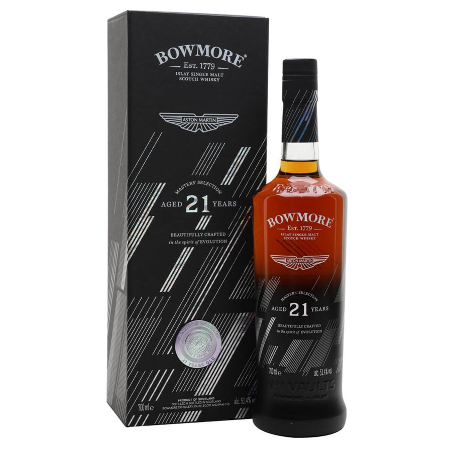 BOWMORE Aston Martin Master's Selection 2024 Editon 21 Year Old Islay Single Malt Scotch Whisky 70cl 51.4%