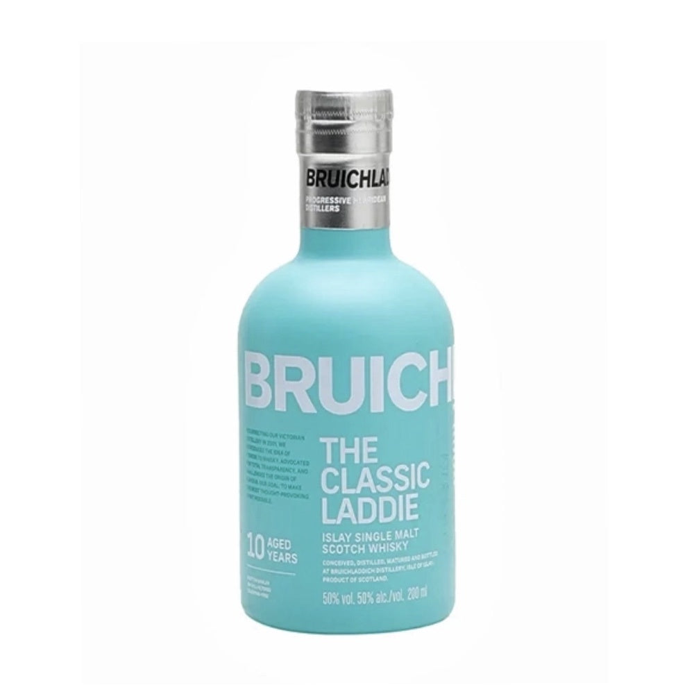 BRUICHLADDICH The Classic Laddie 10 Year Old Islay Single Malt Scotch Whisky 20cl 50% (SMALL BOTTLE)