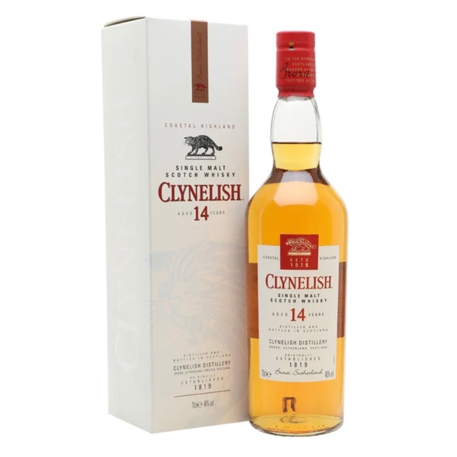 CLYNELISH 14 Year Old Highland Single Malt Scotch Whisky 70cl 46%