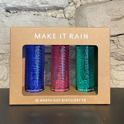 DOWNPOUR Gin 3 x 5cl MINIATURE GIFT PACK - NEW BOTTLE