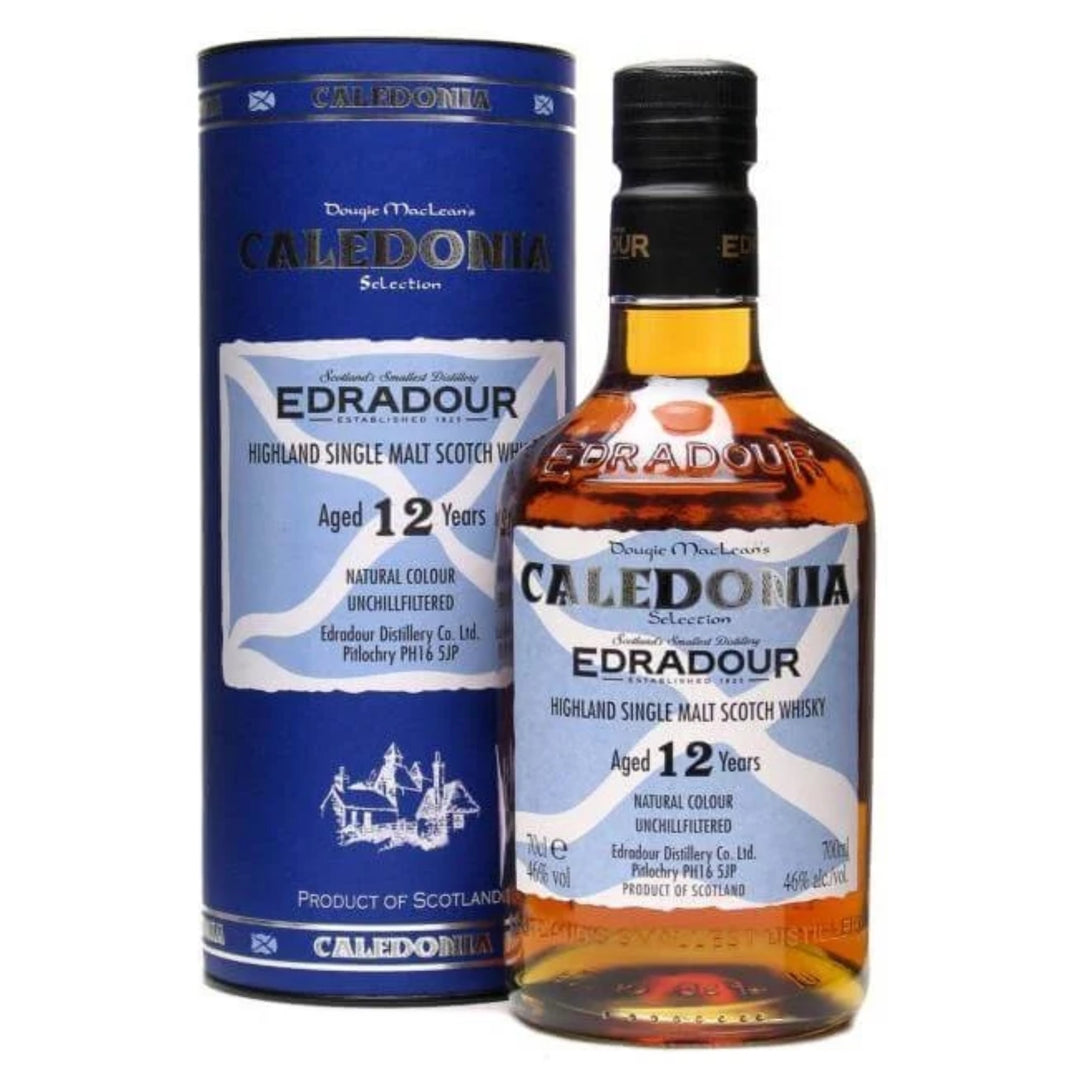 EDRADOUR Caledonia 12 Year Old Highland Single Malt Scotch Whisky 70cl 46%