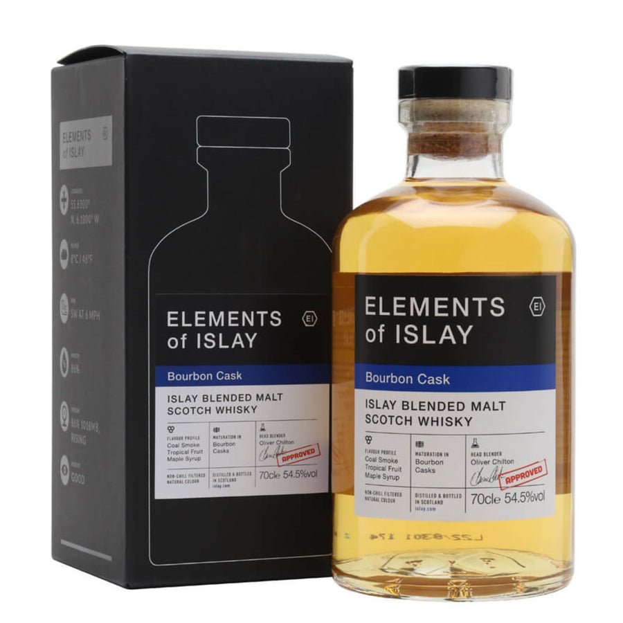 ELEMENTS OF ISLAY Bourbon Cask Islay Blended Malt Scotch Whisky 54.5%