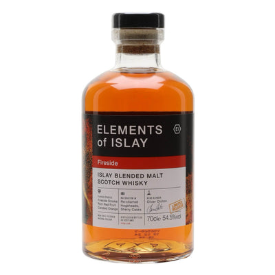 ELEMENTS OF ISLAY Fireside Islay Blended Malt Scotch Whisky 54.5%