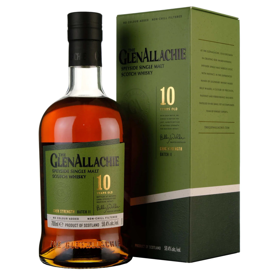 GLENALLACHIE 10 Year Old Cask Strength Batch 11 Speyside Single Malt Scotch Whisky 70cl 59.4% - NEW BOTTLE