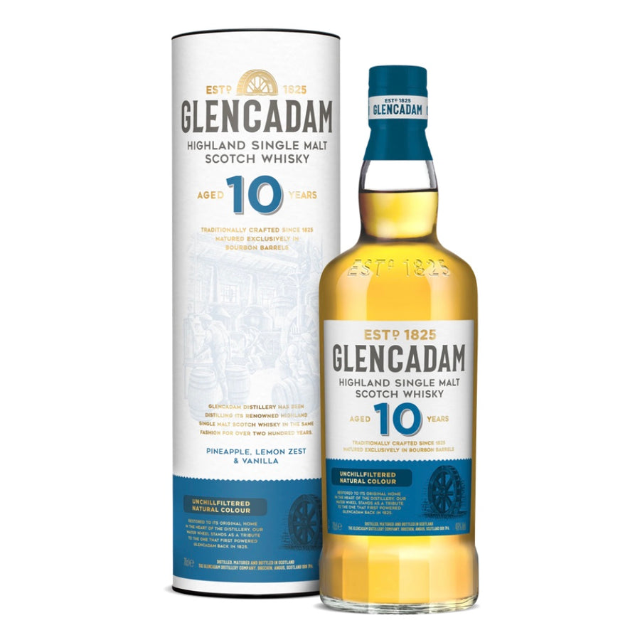 GLENCADAM 10 Year Old Highland Single Malt Scotch Whisky 70cl 46%