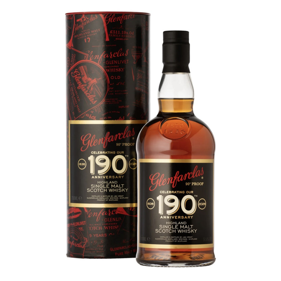 GLENFARCLAS 190th Anniversary Speyside Single Malt Scotch Whisky 70cl 51.4%