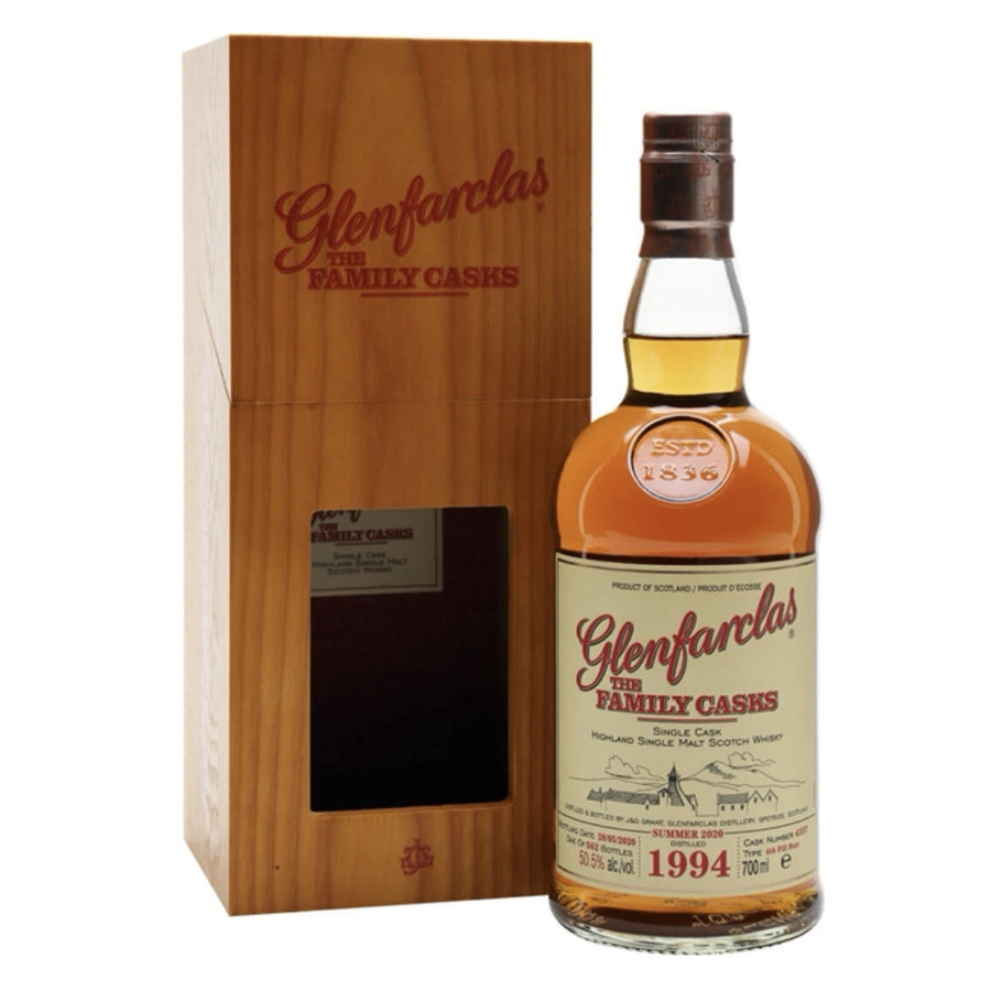 GLENFARCLAS The Family Casks 1994 Cask No 4337 Speyside Single Malt Scotch Whisky 70cl 50.5%