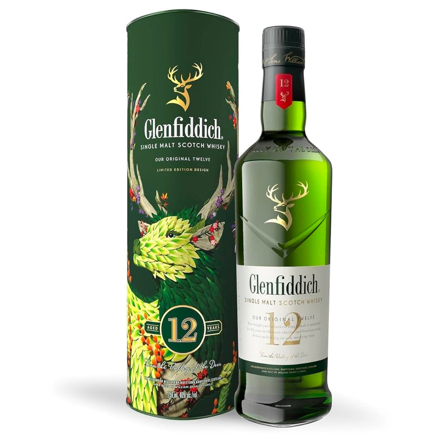 GLENFIDDICH 12 Year Old Speyside Single Malt Scotch Whisky 70cl 40%