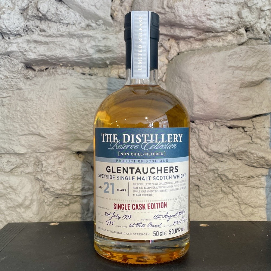 GLENTAUCHERS 21 Year Old Single Cask Edition Speyside Single Malt Scotch Whisky 50cl 50.6%