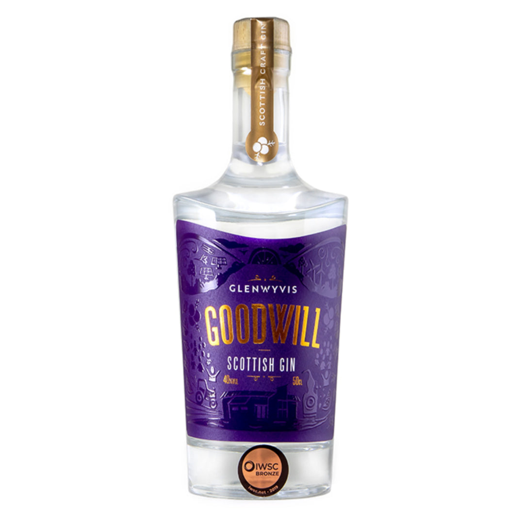 GLENWYVIS GoodWill Premium Scottish Craft Gin 50cl %40