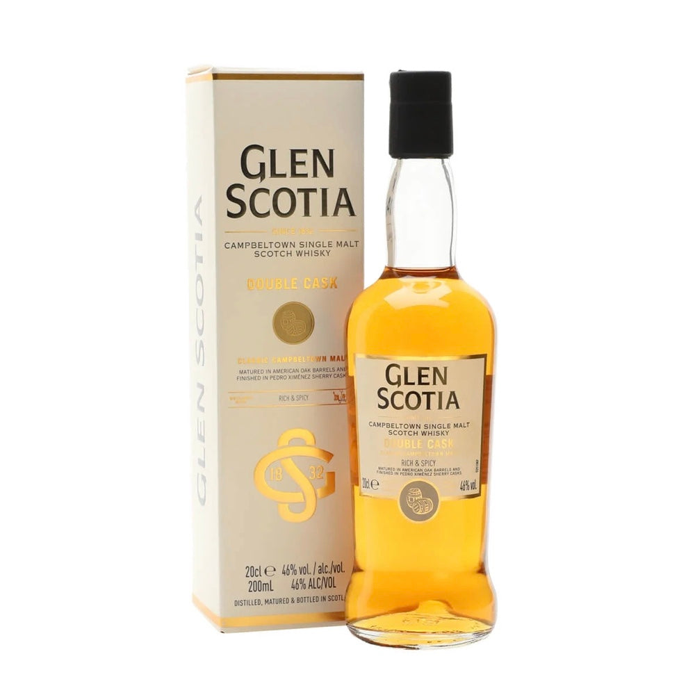GLEN SCOTIA Double Cask Campbeltown Single Malt Scotch Whisky 20cl 46%