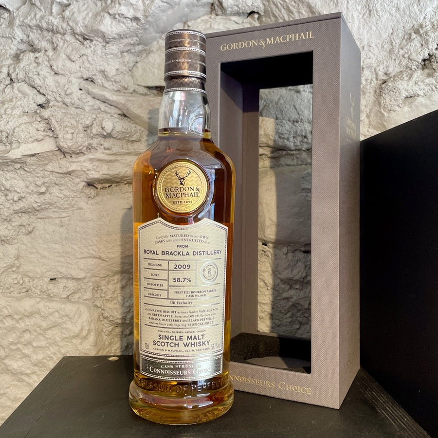 GORDON &amp; MACPHAIL Connoisseurs Choice Royal Brackla 2009 Single Malt Scotch Whisky 70cl 58.7%