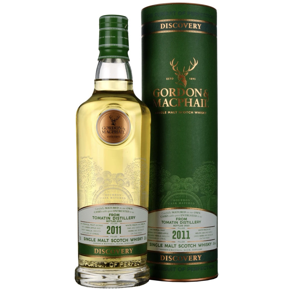 GORDON &amp; MACPHAIL Discovery Tomatin 2011 Highland Single Malt Scotch Whisky 70cl 43%
