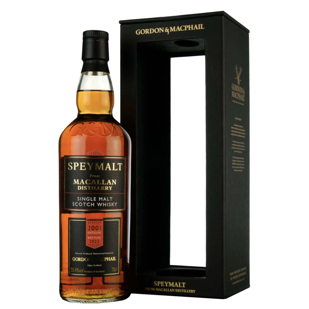 GORDON &amp; MACPHAIL Speymalt Macallan 2001 Speyside Single Malt Scotch Whisky 70cl 55.4%