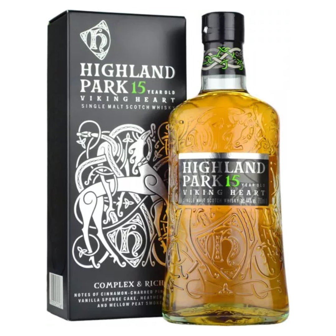 HIGHLAND PARK 15 Year Old Viking Heart Single Malt Scotch Whisky 70cl 44%