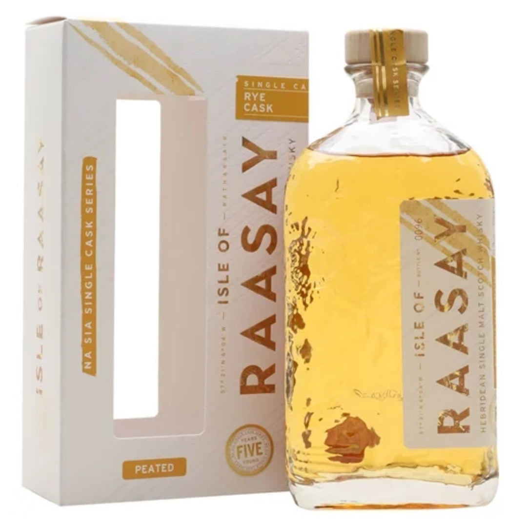 ISLE OF RAASAY NA SIA Single Cask Series Rye Cask Peated Single Malt Scotch Whisky 70cl 61.2%