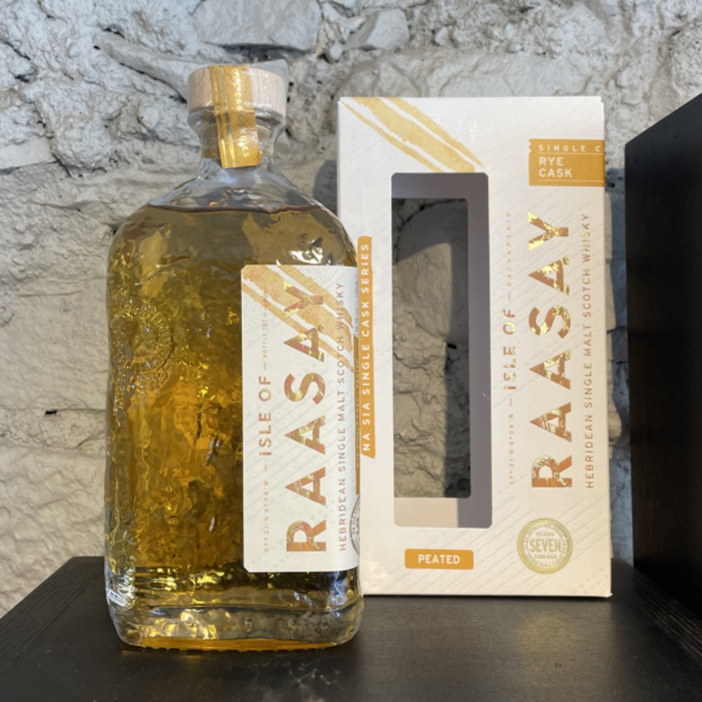 ISLE OF RAASAY Na Sia Single Cask Series Peated Rye Cask Single Malt Scotch Whisky 70cl 60.3%