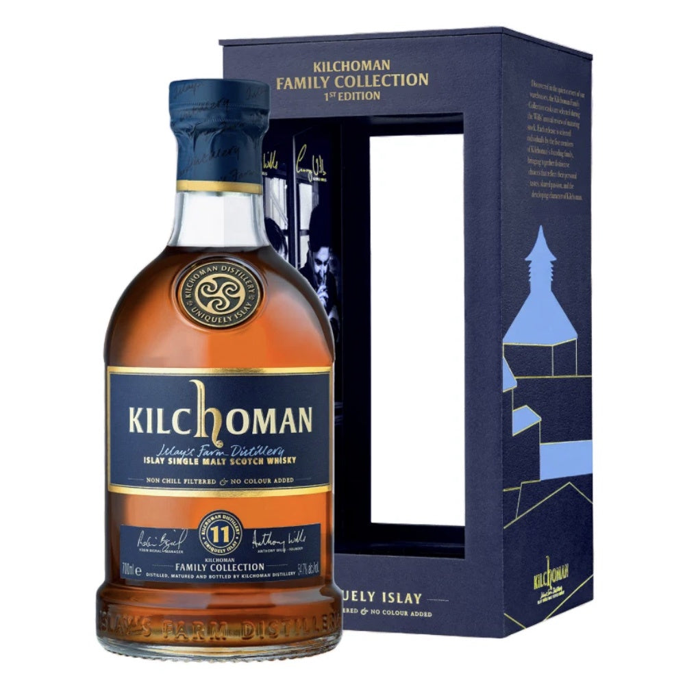 KILCHOMAN Family Collection 1st Edition 11 Year Old Islay Single Malt Scotch Whisky 70cl 54.7%