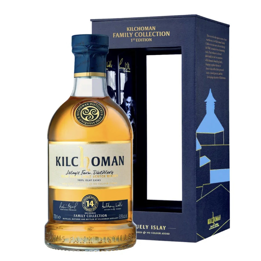 KILCHOMAN Family Collection 1st Edition 14 Year Old Islay Single Malt Scotch Whisky 70cl 50.9%