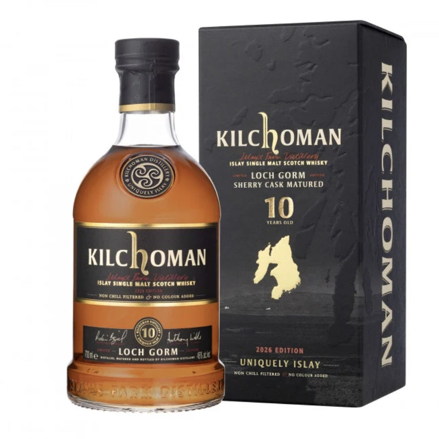 KILCHOMAN Loch Gorm 2026 Edition 10 Year Old Islay Single Malt Scotch Whisky 70cl 46%