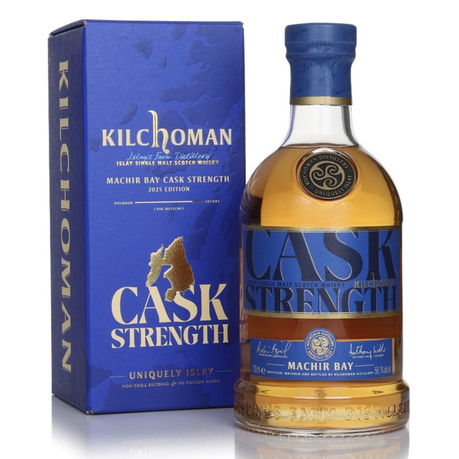 KILCHOMAN Machir Bay Cask Strength 2025 Edition Islay Single Malt Scotch Whisky 70cl 58.1%