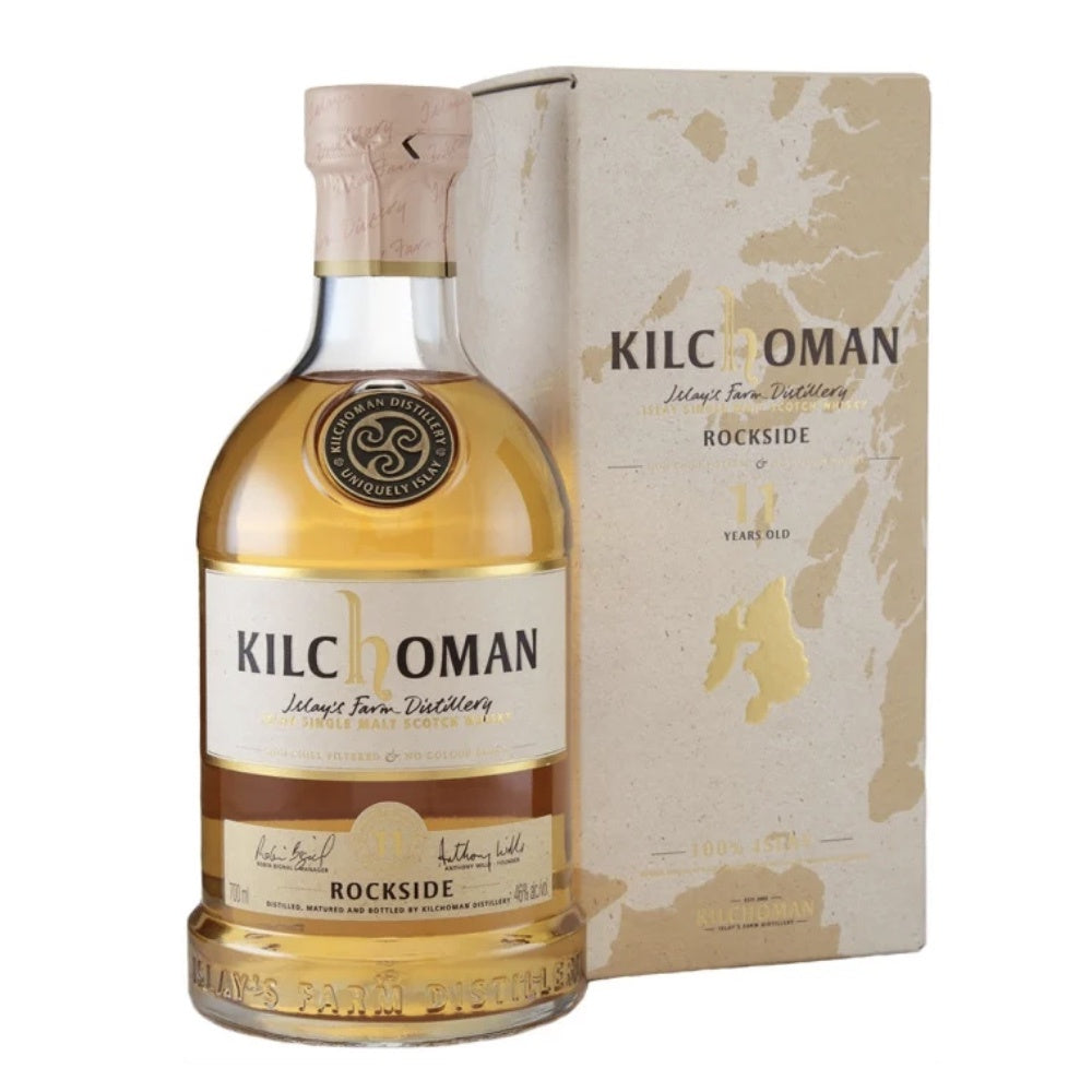 KILCHOMAN Rockside 11 Year Old Islay Single Malt Scotch Whisky 70cl 46%