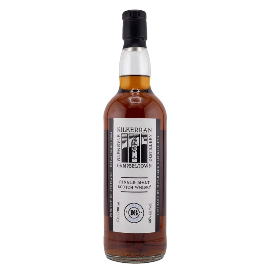 KILKERRAN 16 Year Old (2025 Release) Campbeltown Single Malt Scotch Whisky 70cl 46% - LONG BOTTLE